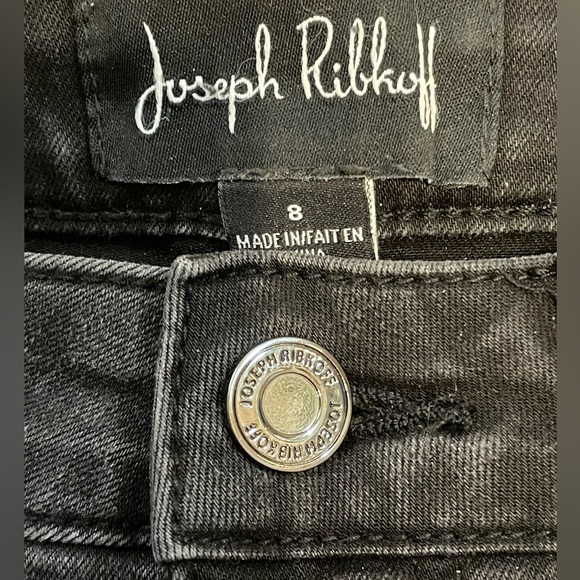 Joseph Ribkoff black sequins denim pant - Picture 8 of 8